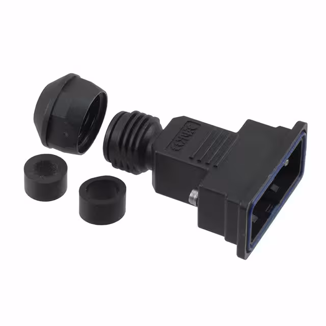 15-004710 Conec  Capots de connecteurs D-Sub en forme de D